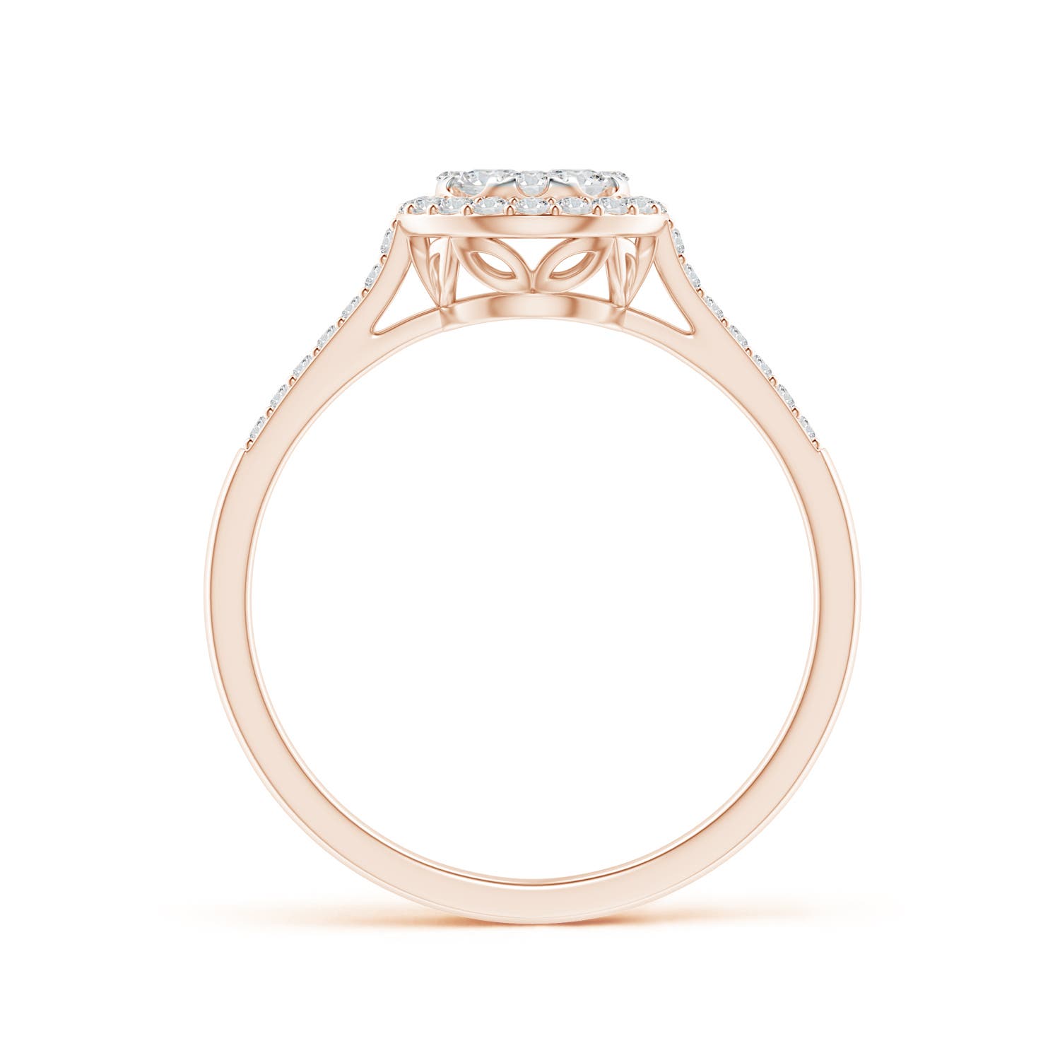 H, SI2 / 0.49 CT / 14 KT Rose Gold