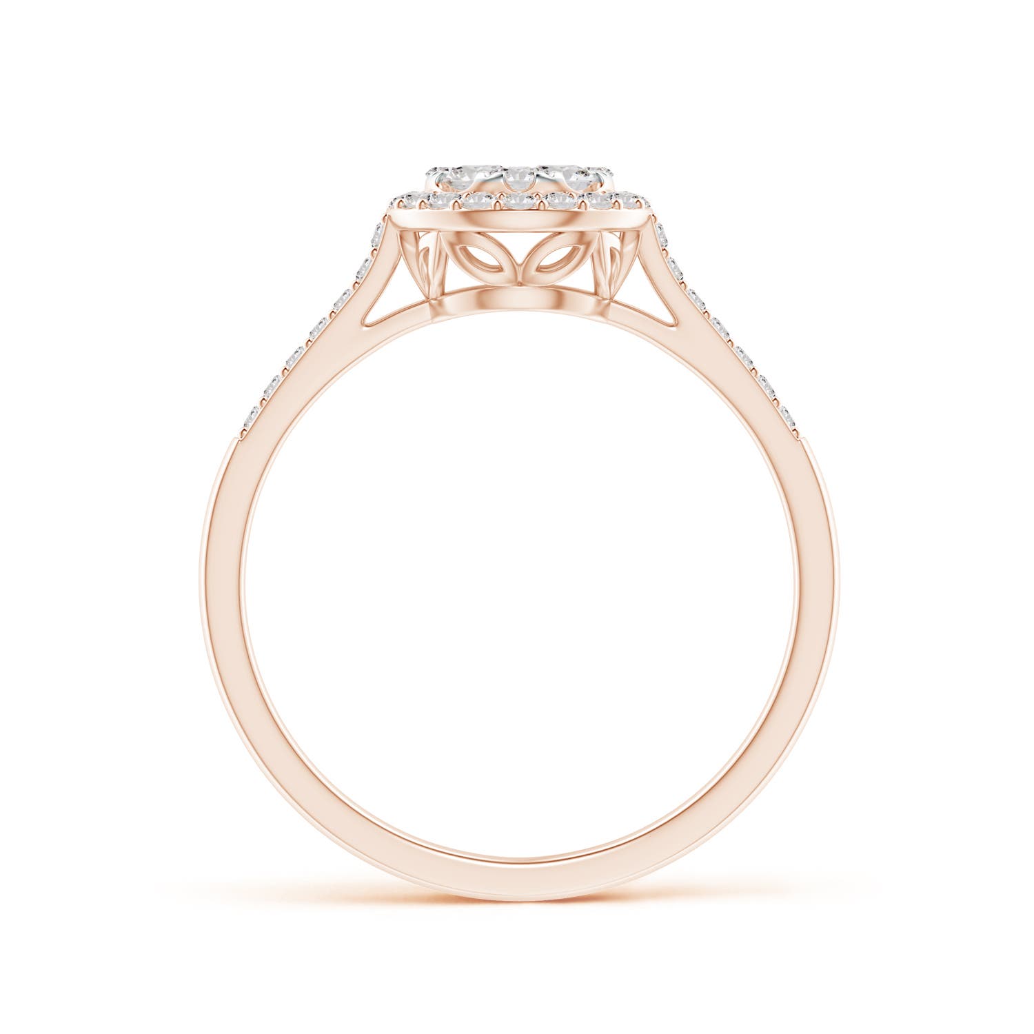 I-J, I1-I2 / 0.49 CT / 14 KT Rose Gold