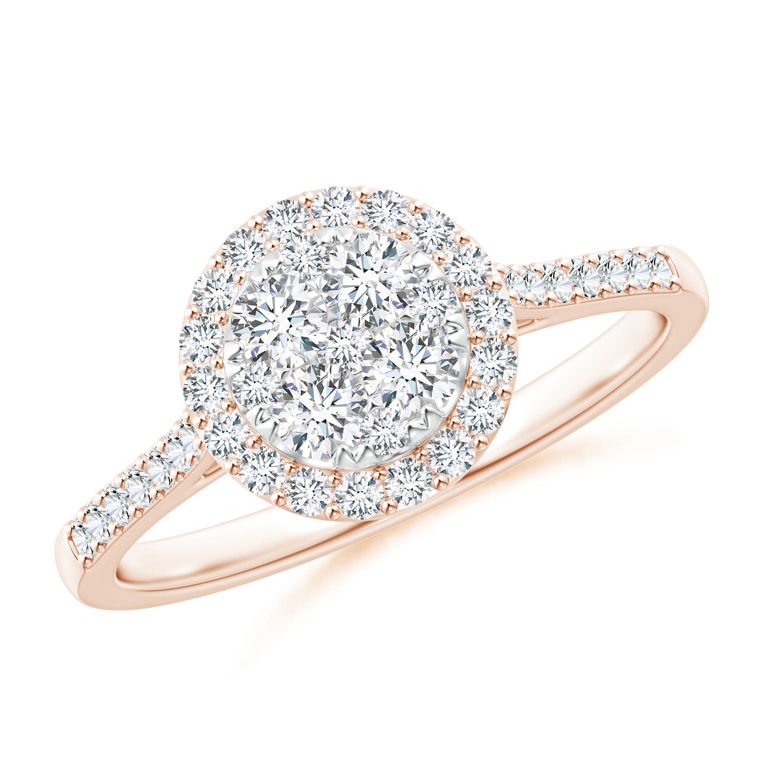 F-G, VS / 0.61 CT / 14 KT Rose Gold