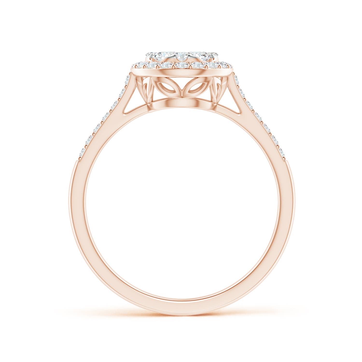 F-G, VS / 0.61 CT / 14 KT Rose Gold