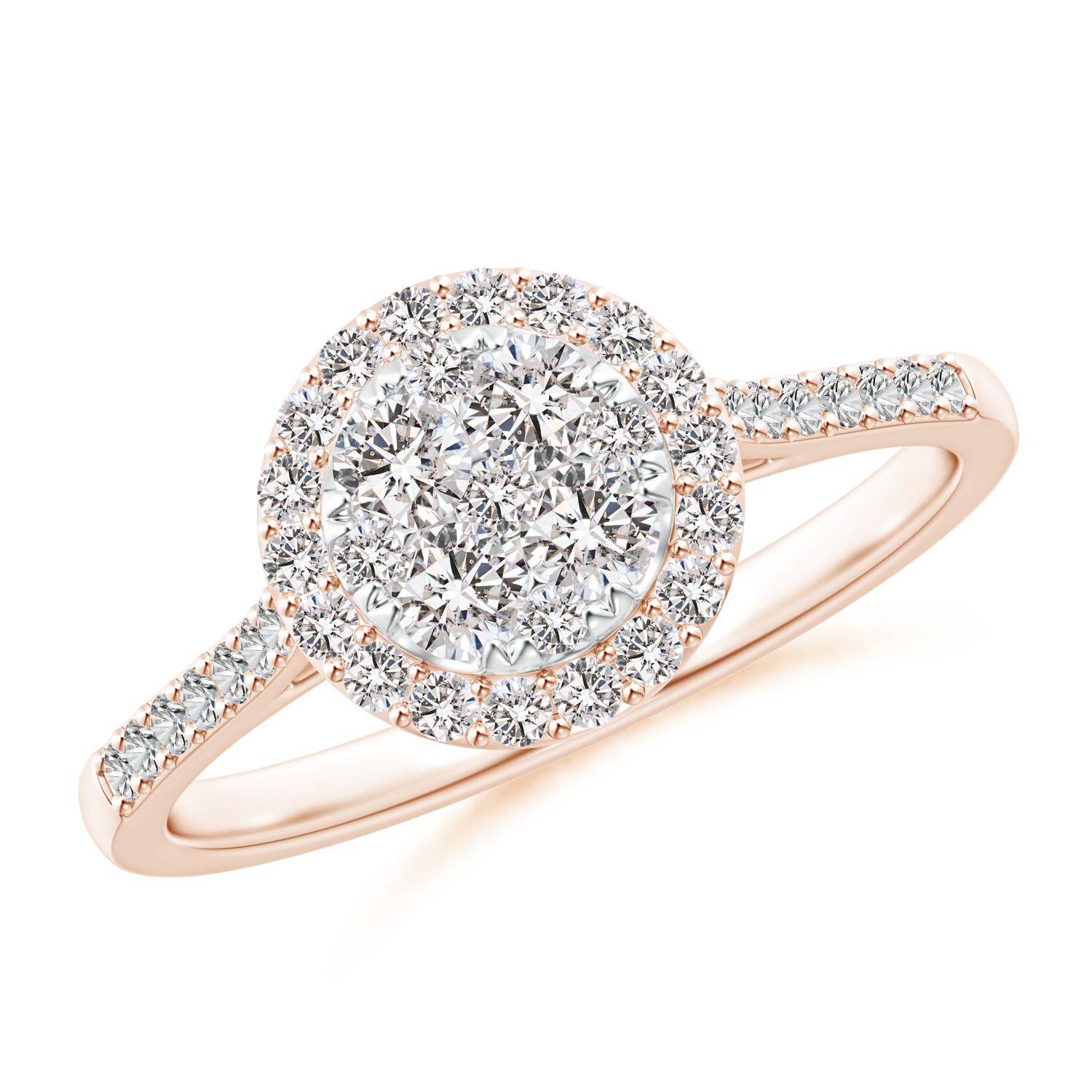 I-J, I1-I2 / 0.61 CT / 14 KT Rose Gold