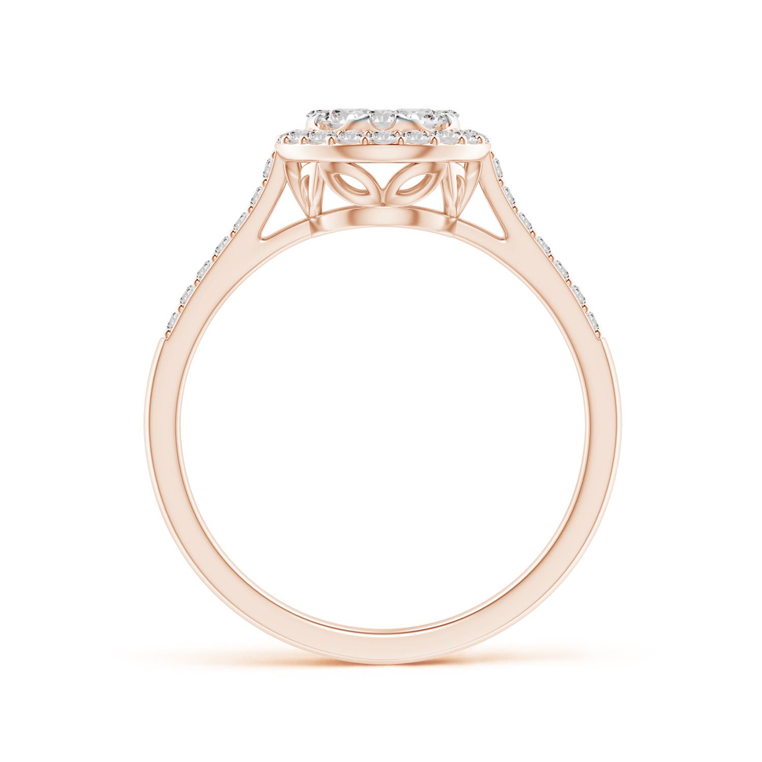 I-J, I1-I2 / 0.61 CT / 14 KT Rose Gold