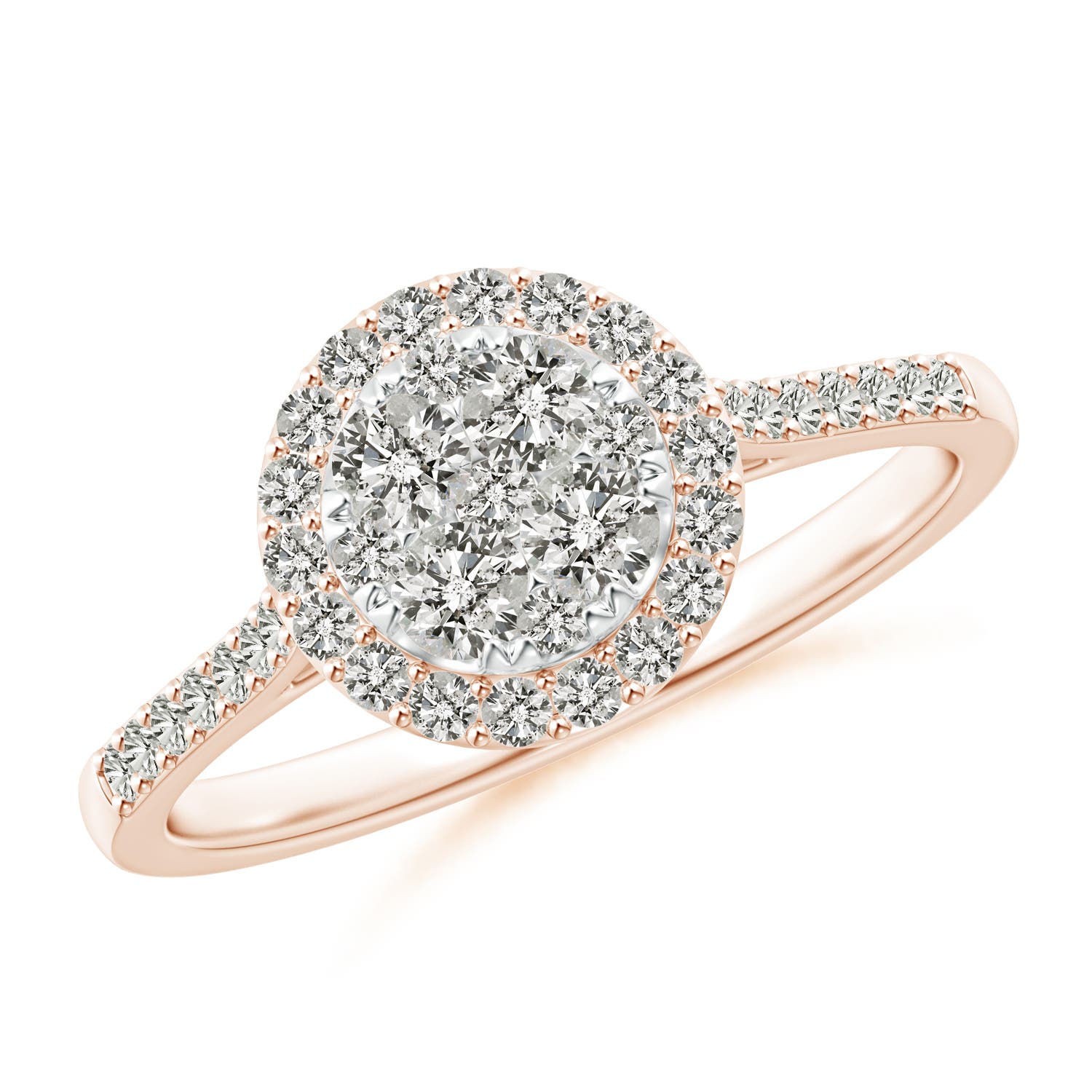 K, I3 / 0.61 CT / 14 KT Rose Gold