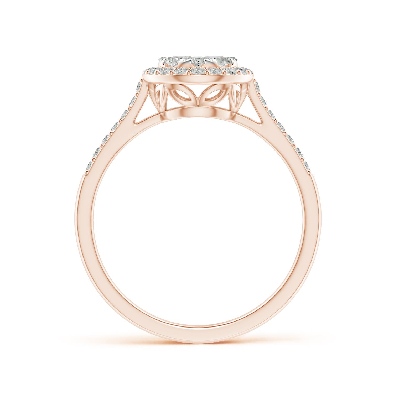 K, I3 / 0.61 CT / 14 KT Rose Gold