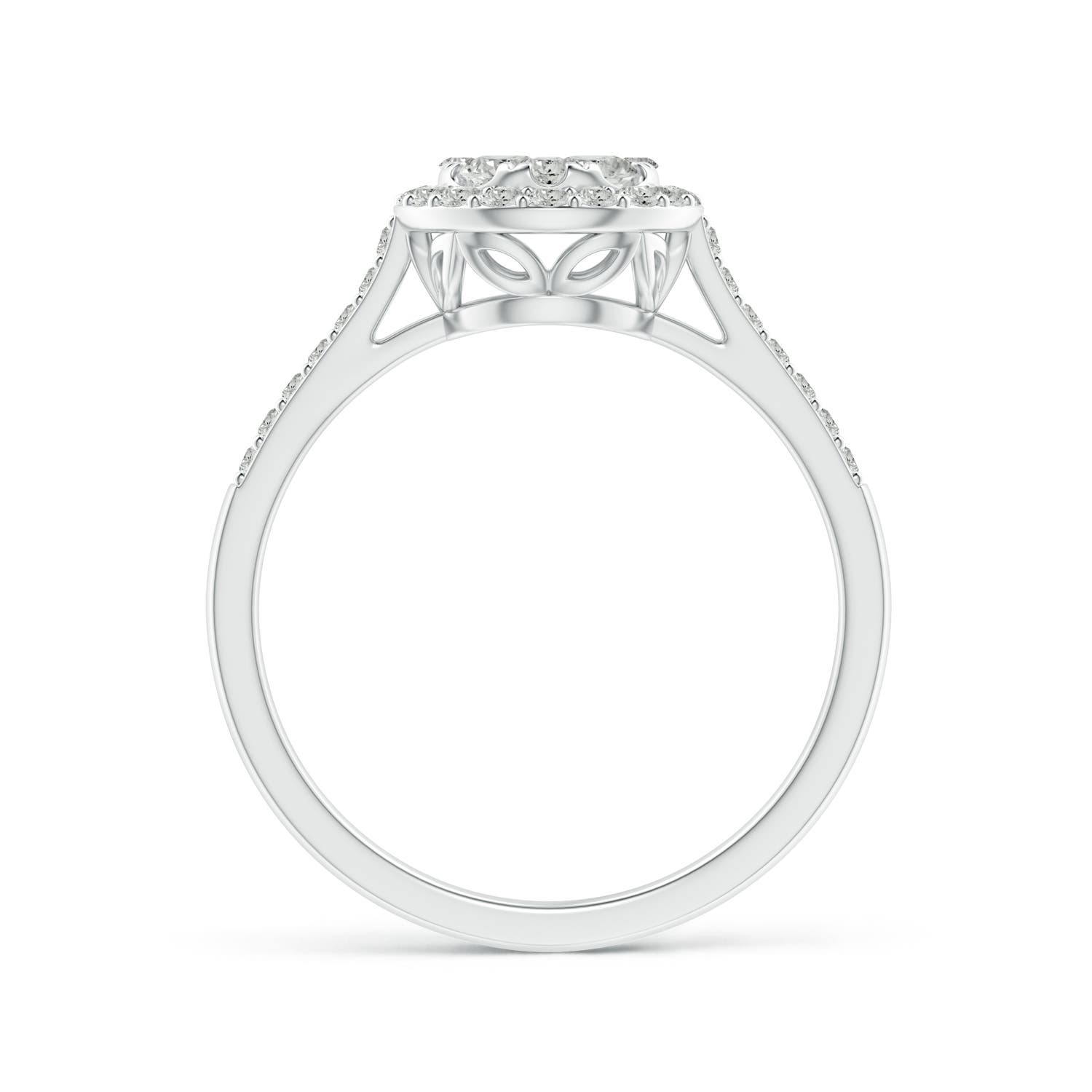 K, I3 / 0.61 CT / 14 KT White Gold