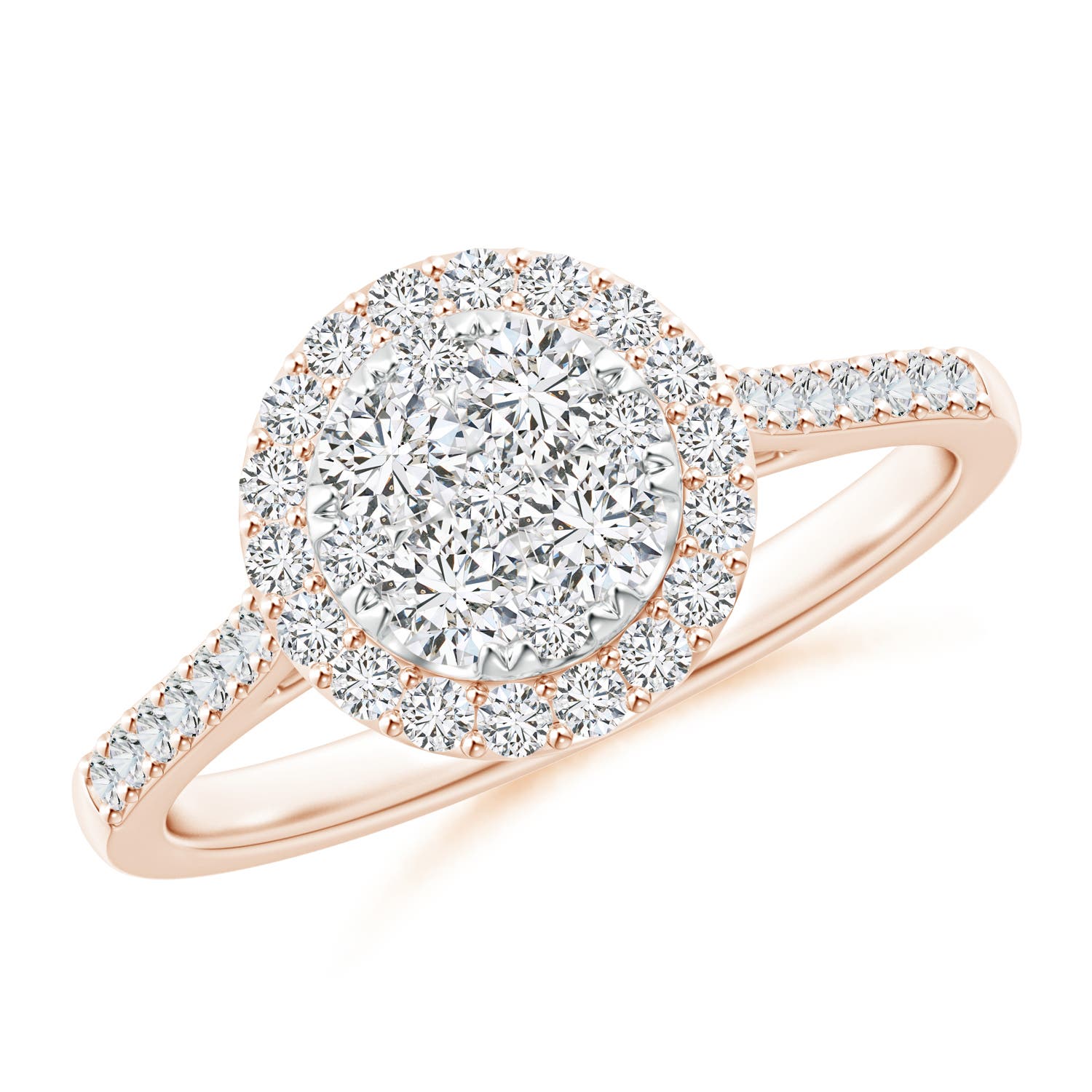 H, SI2 / 0.73 CT / 14 KT Rose Gold