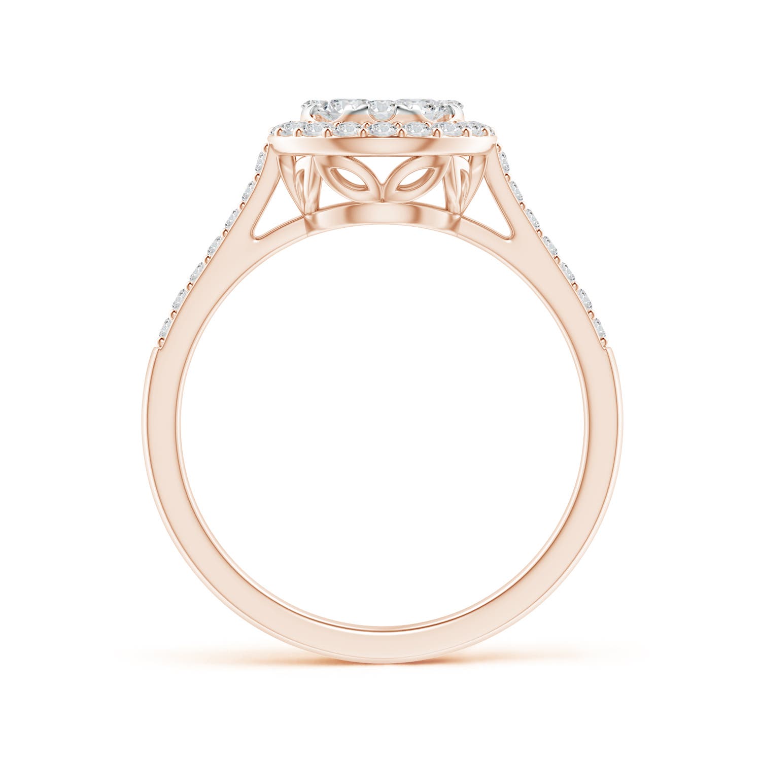 H, SI2 / 0.73 CT / 14 KT Rose Gold