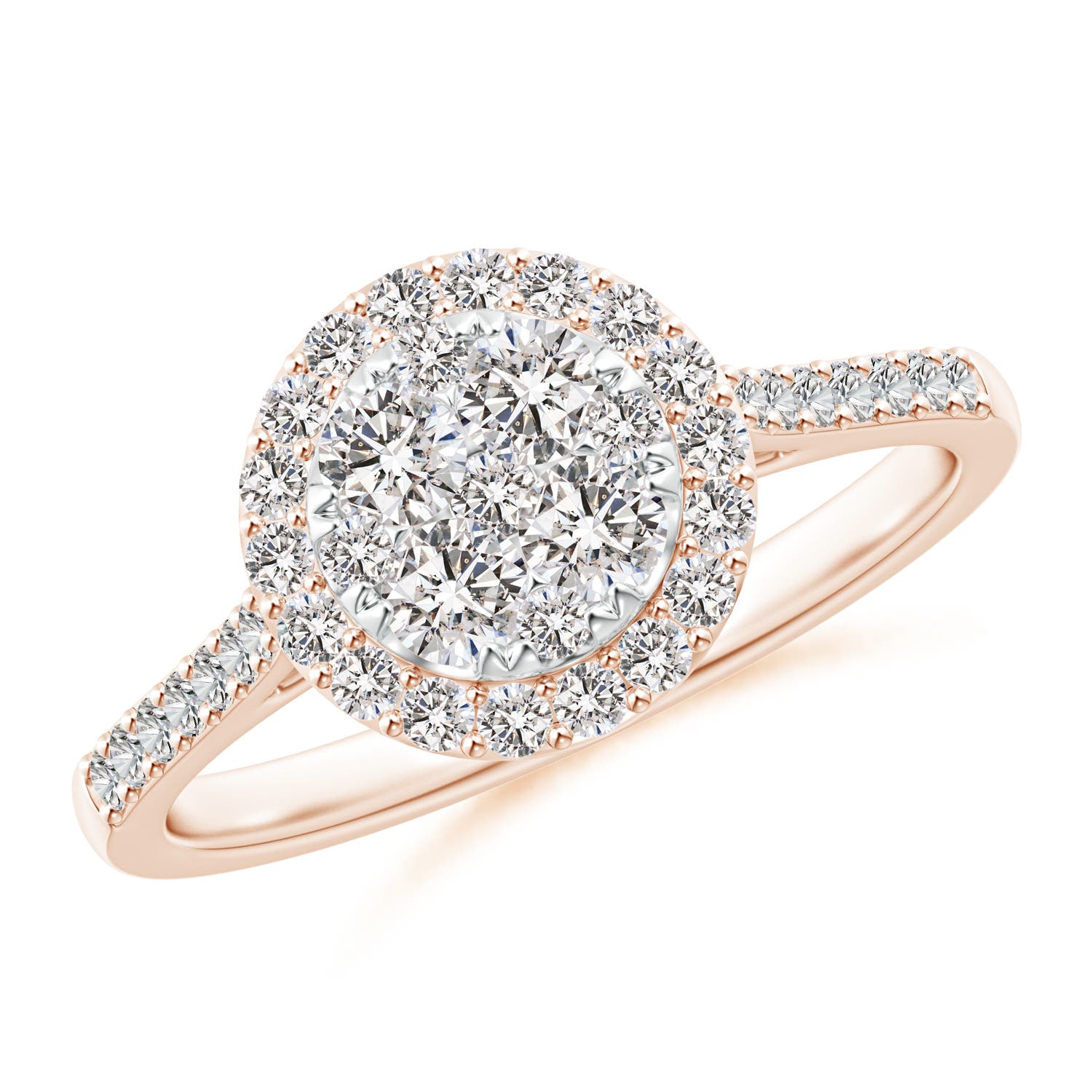 I-J, I1-I2 / 0.73 CT / 14 KT Rose Gold