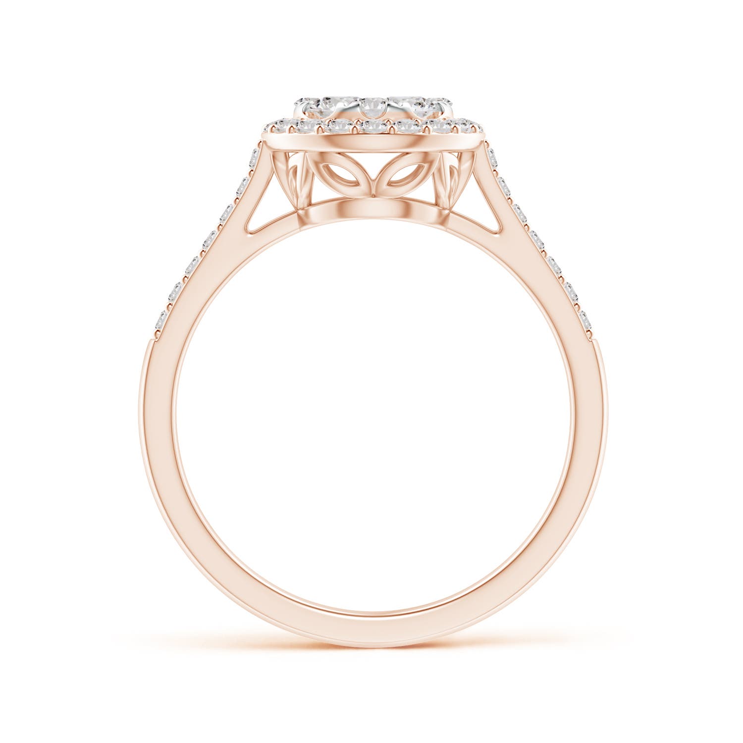 I-J, I1-I2 / 0.73 CT / 14 KT Rose Gold