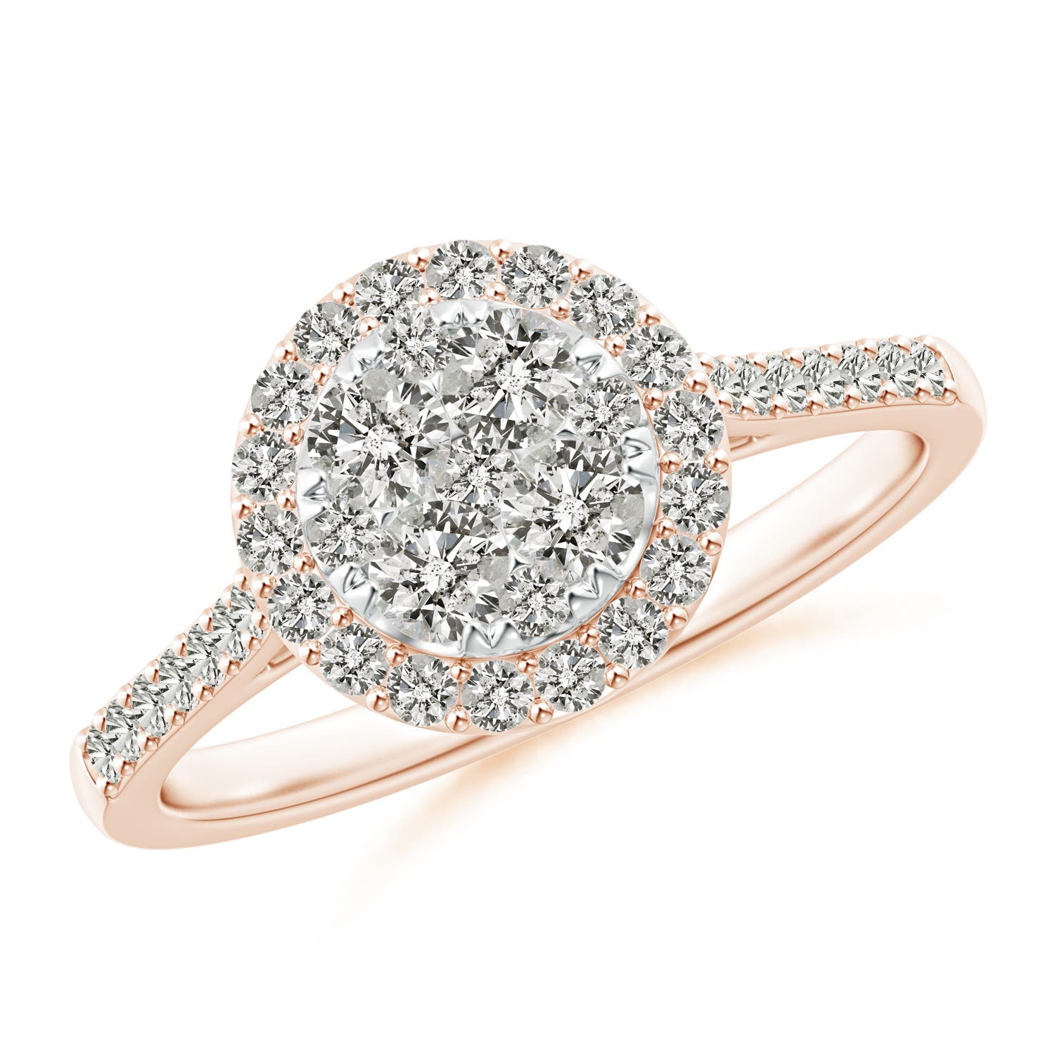 K, I3 / 0.73 CT / 14 KT Rose Gold