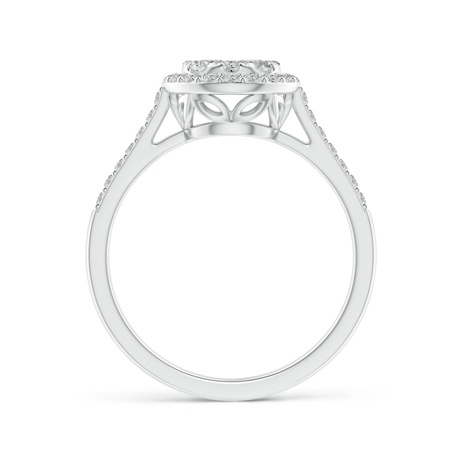 K, I3 / 0.73 CT / 14 KT White Gold