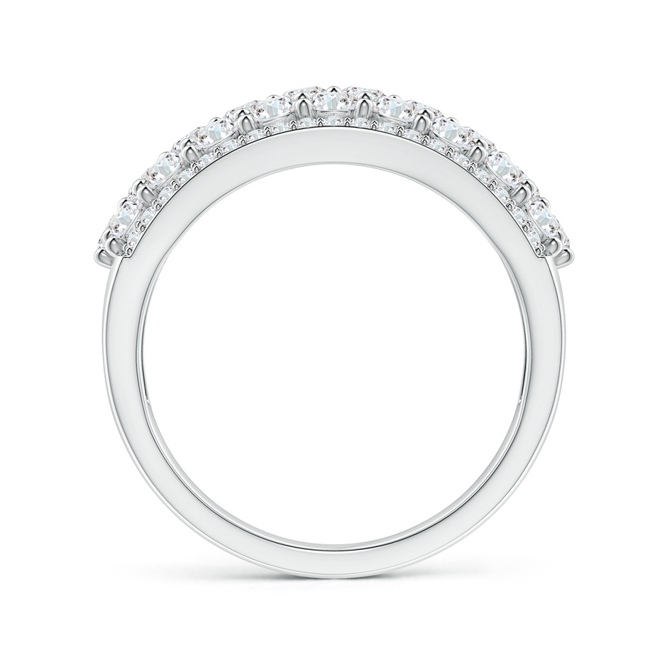 2.45mm GVS2 Five-Row Diamond Broad Anniversary Ring in P950 Platinum side-1