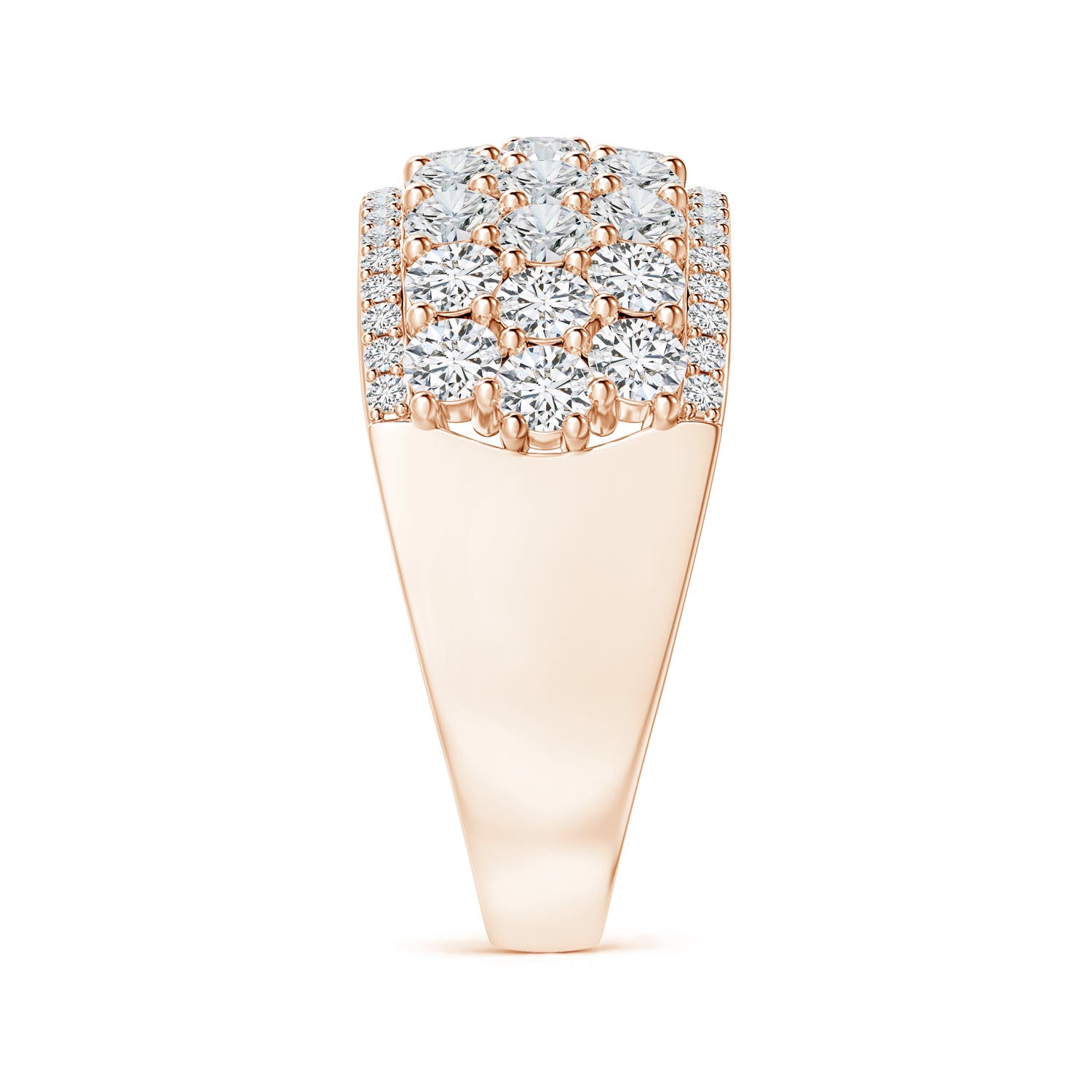 H, SI2 / 2.49 CT / 14 KT Rose Gold