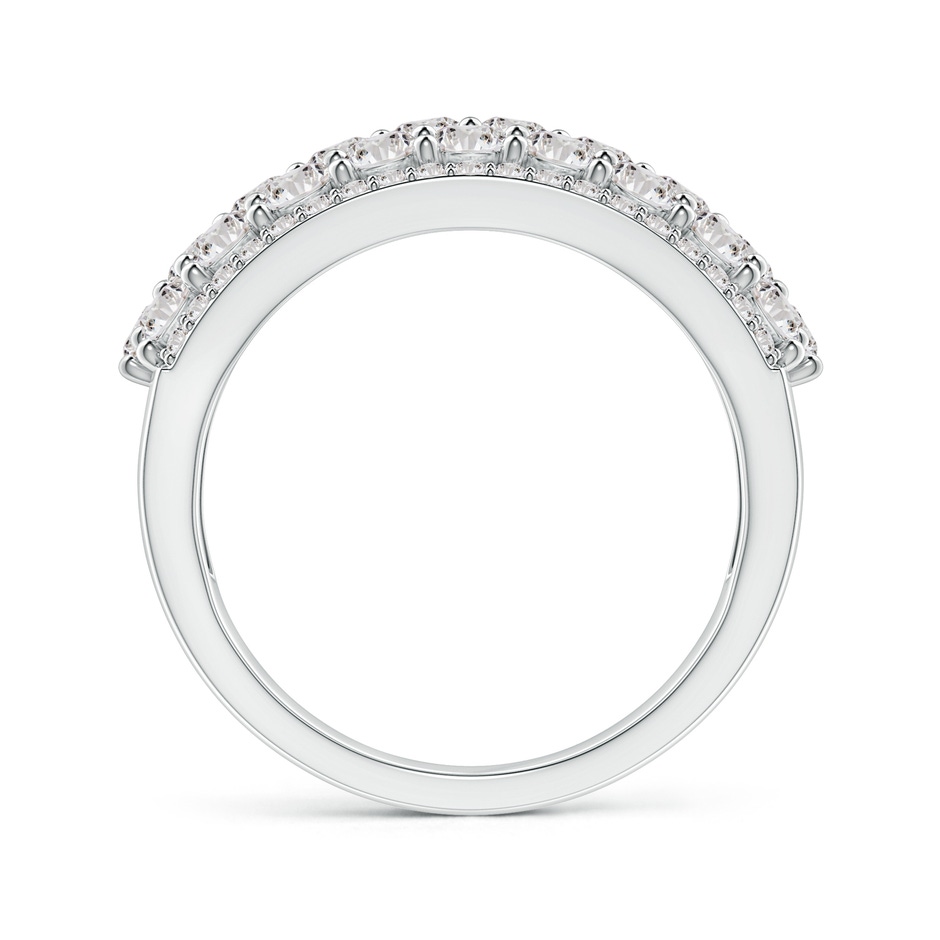 2.7mm IJI1I2 Five-Row Diamond Broad Anniversary Ring in White Gold side-1