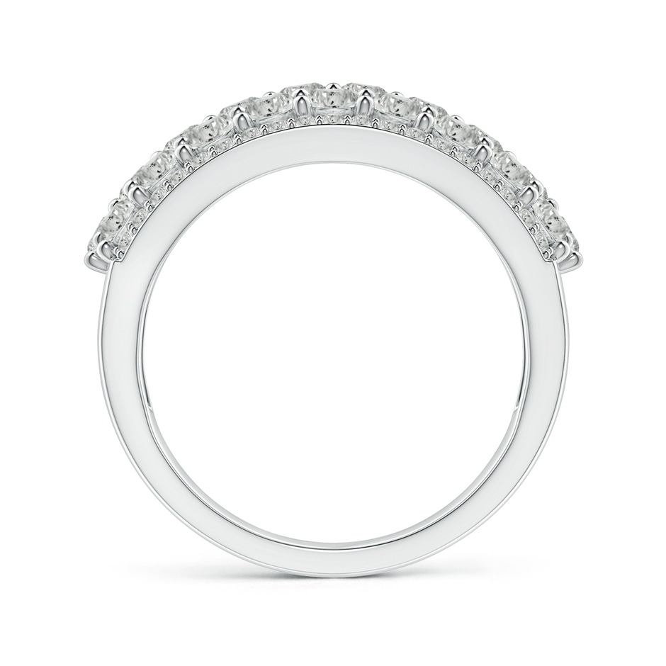 2.7mm KI3 Five-Row Diamond Broad Anniversary Ring in White Gold side-1