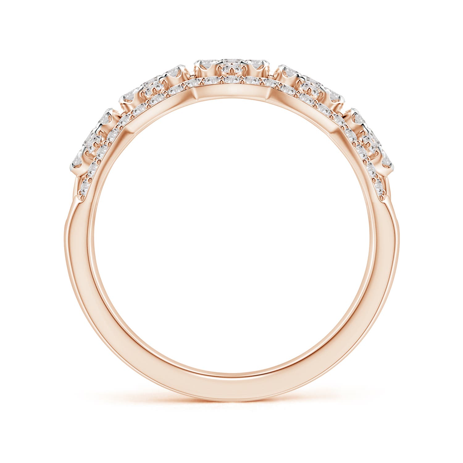 I-J, I1-I2 / 1.02 CT / 14 KT Rose Gold