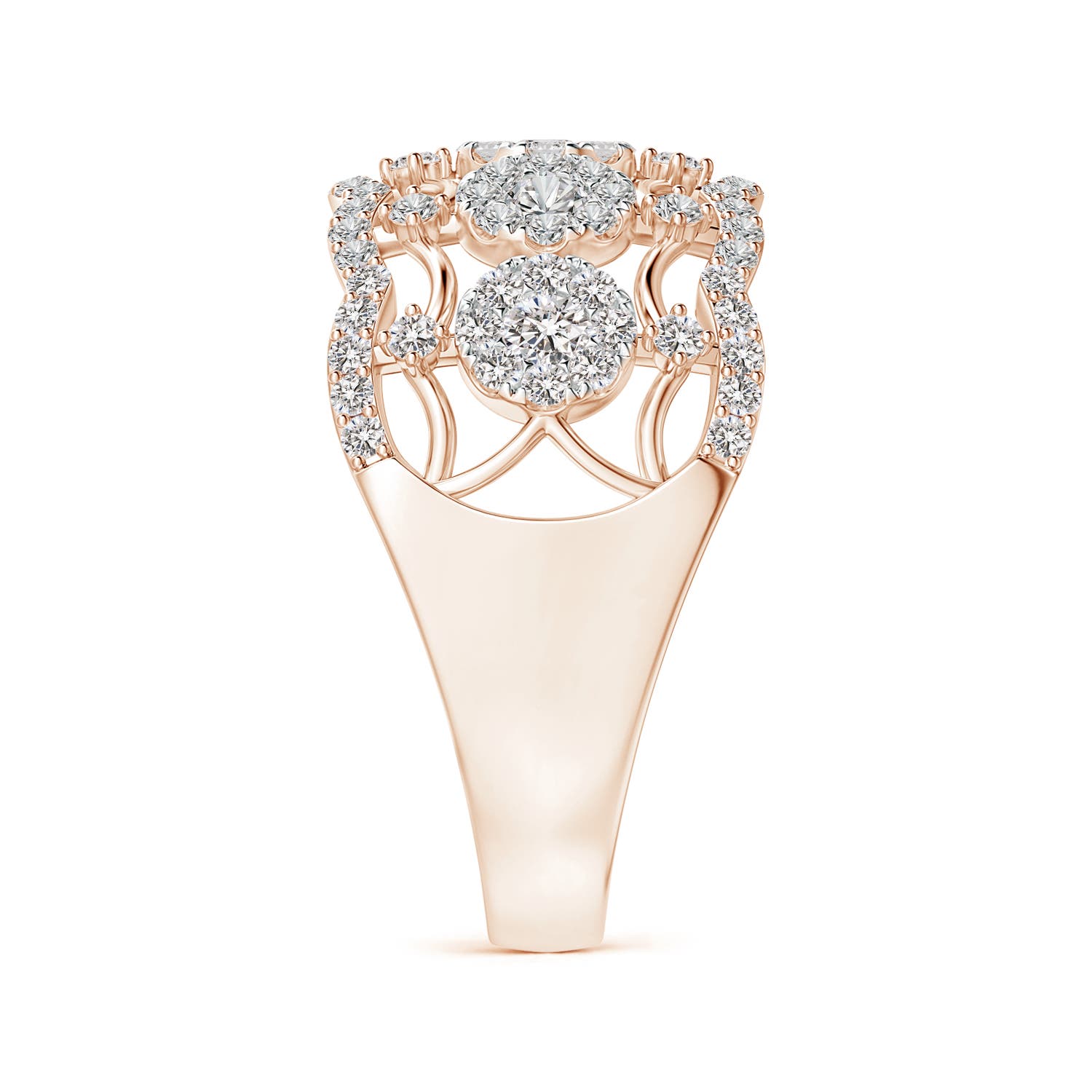 I-J, I1-I2 / 1.02 CT / 14 KT Rose Gold