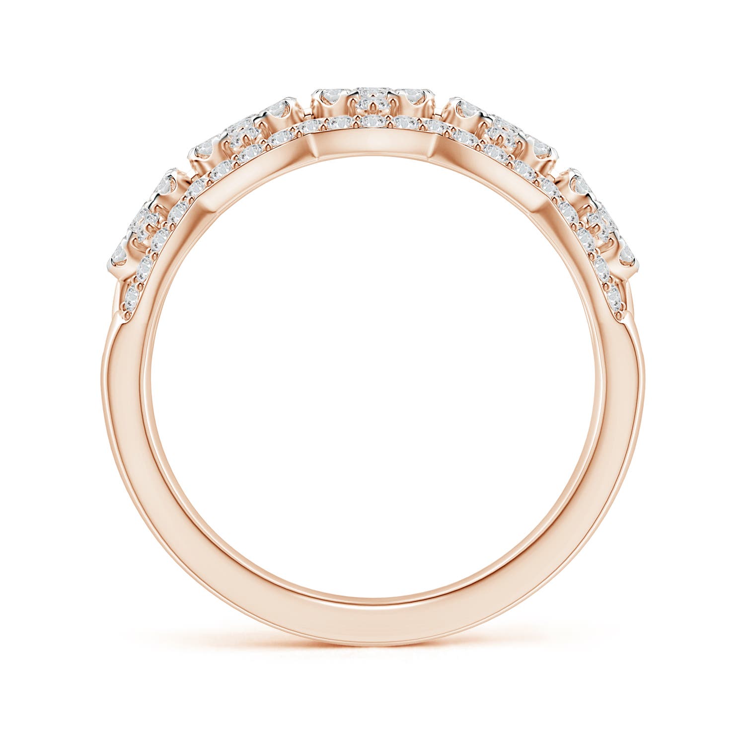 H, SI2 / 1.32 CT / 14 KT Rose Gold