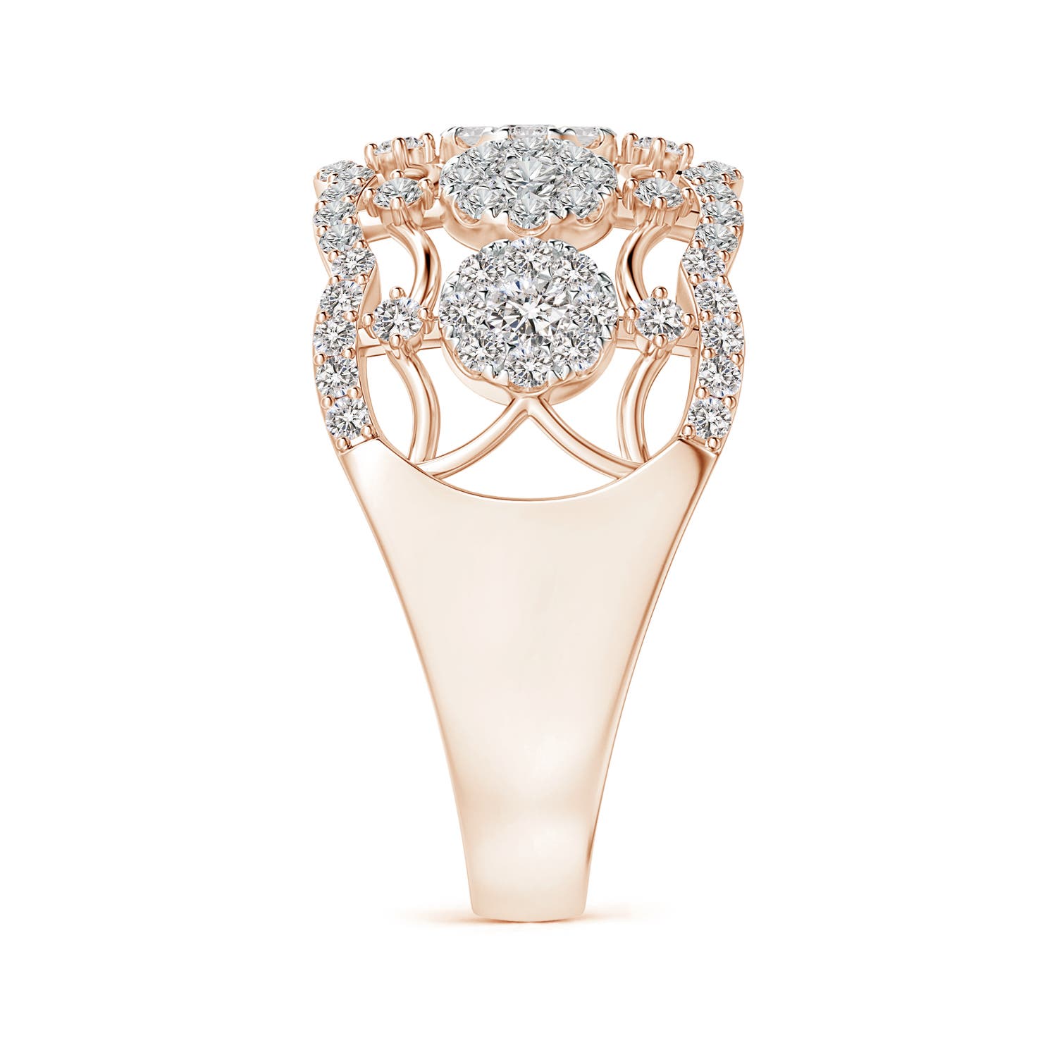 I-J, I1-I2 / 1.32 CT / 14 KT Rose Gold