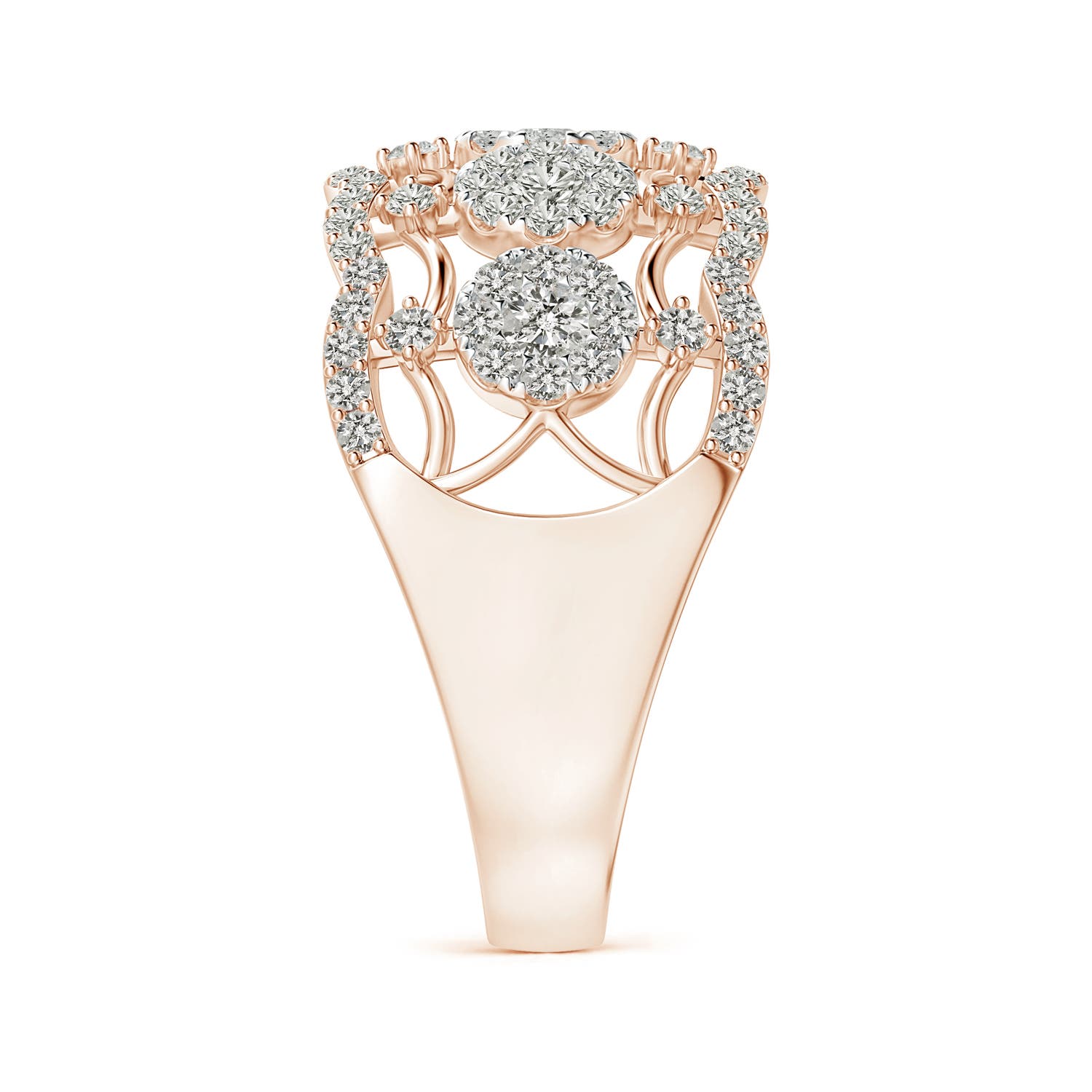 K, I3 / 1.32 CT / 14 KT Rose Gold