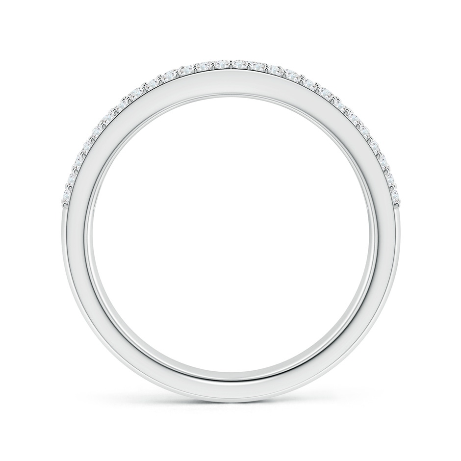 2.3mm GVS2 Multi-Row Diamond Concave Broad Anniversary Ring in P950 Platinum side-1