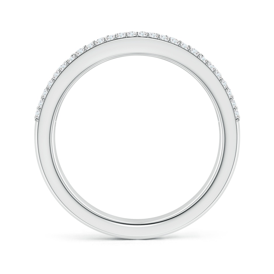 2.4mm GVS2 Multi-Row Diamond Concave Broad Anniversary Ring in P950 Platinum side-1