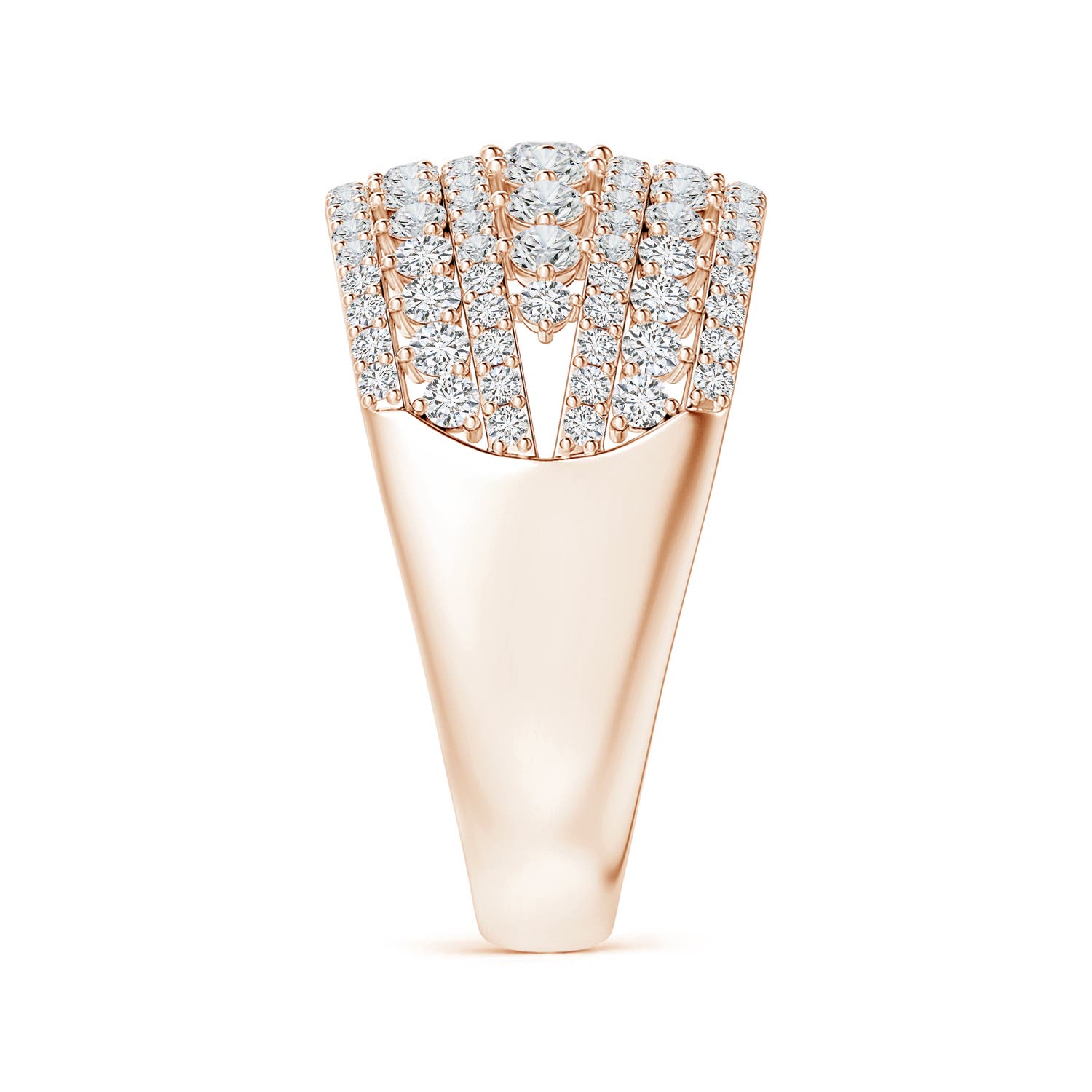 H, SI2 / 1.32 CT / 14 KT Rose Gold