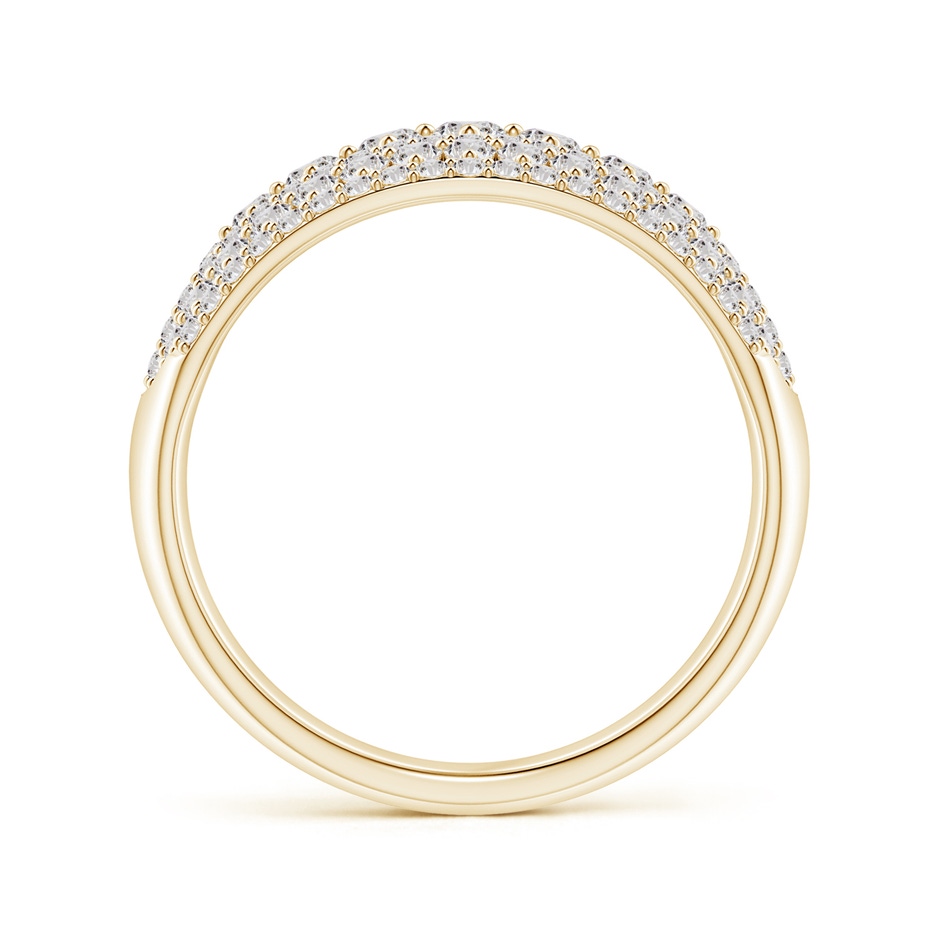 2.5mm IJI1I2 Multi-Row Graduated Diamond Broad Anniversary Ring in Yellow Gold side-1