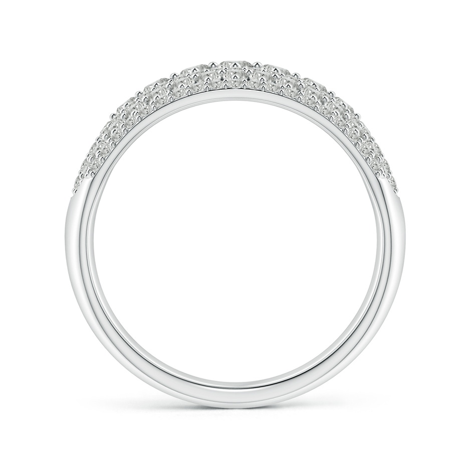 2.5mm KI3 Multi-Row Graduated Diamond Broad Anniversary Ring in P950 Platinum side-1
