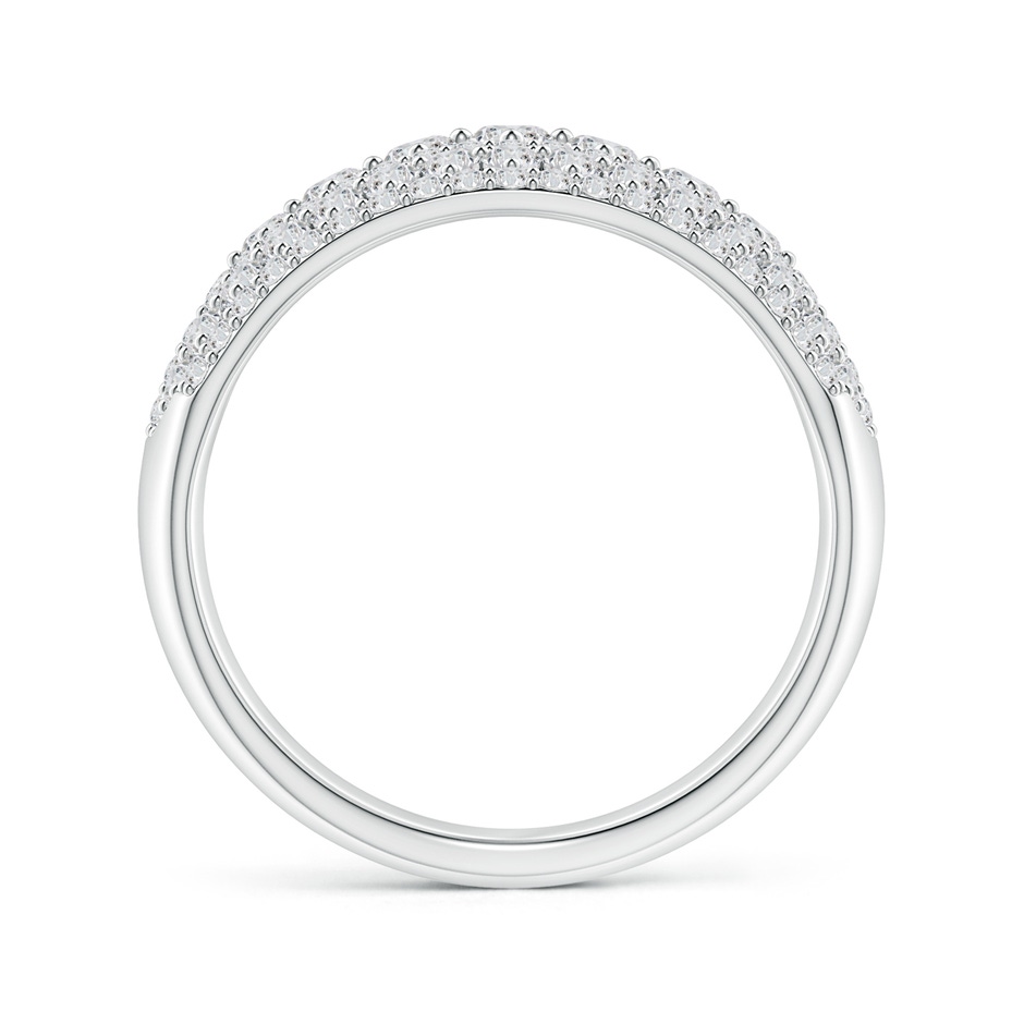3mm HSI2 Multi-Row Graduated Diamond Broad Anniversary Ring in White Gold side-1