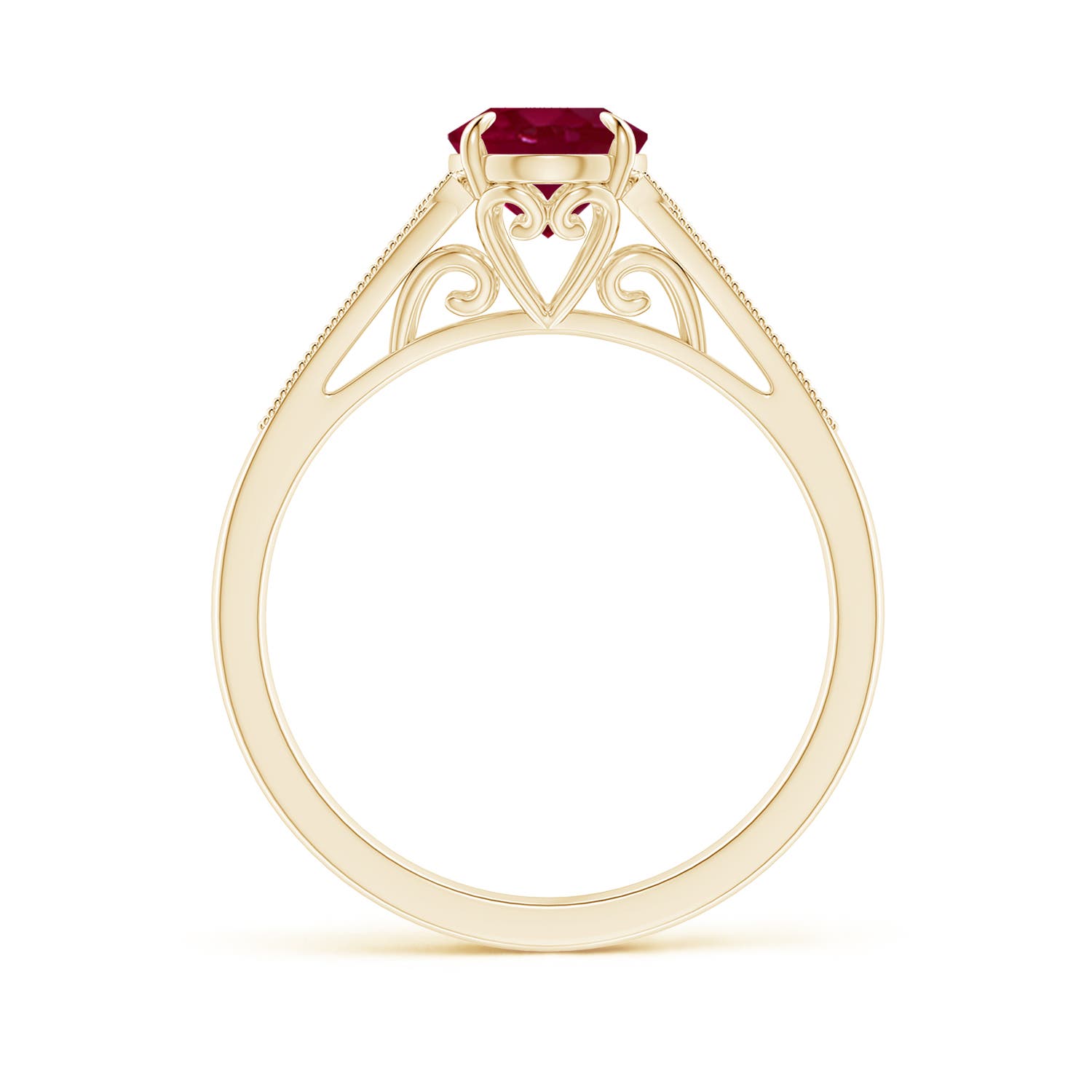 A - Ruby / 1.39 CT / 14 KT Yellow Gold