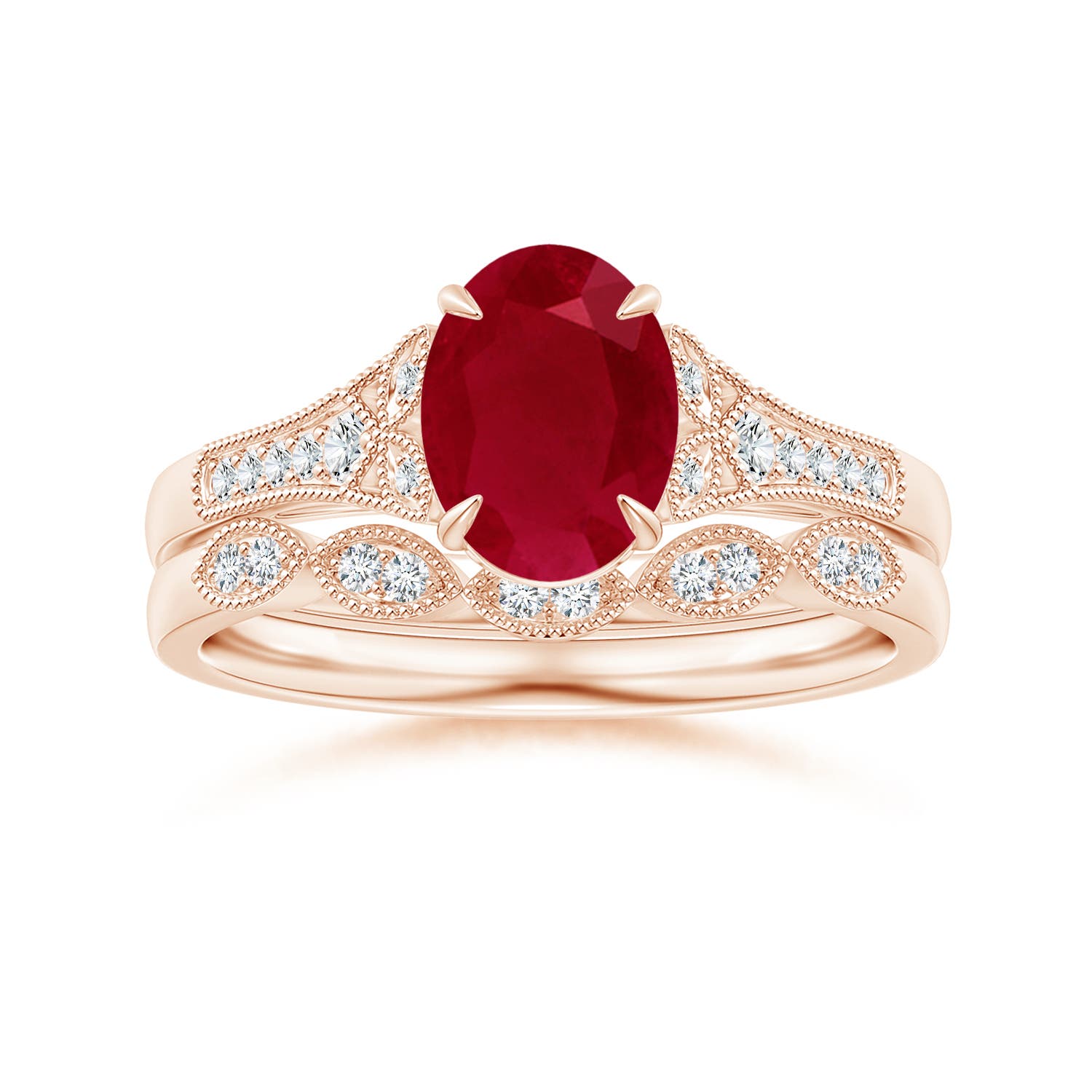 AA - Ruby / 1.39 CT / 14 KT Rose Gold