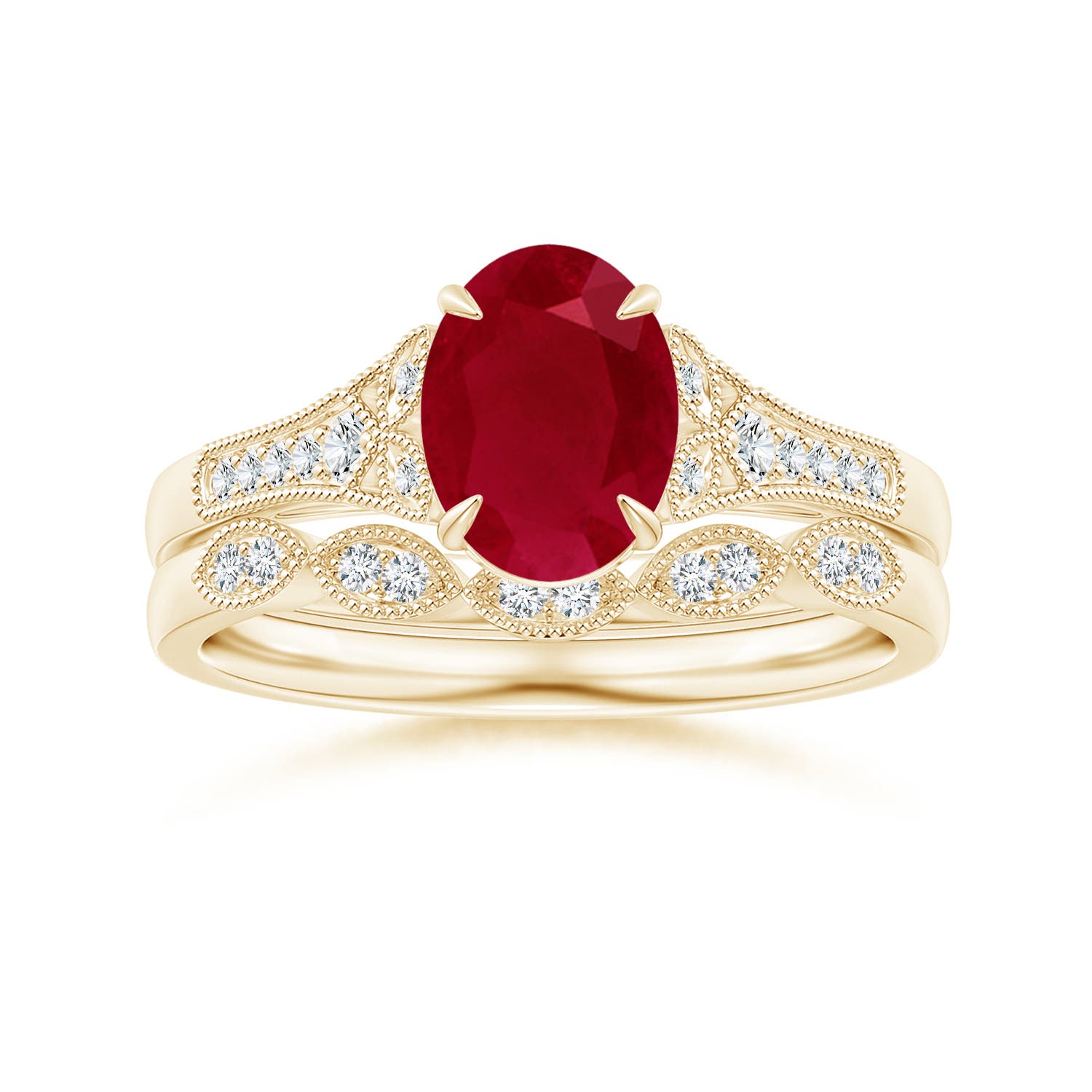 AA - Ruby / 1.39 CT / 14 KT Yellow Gold