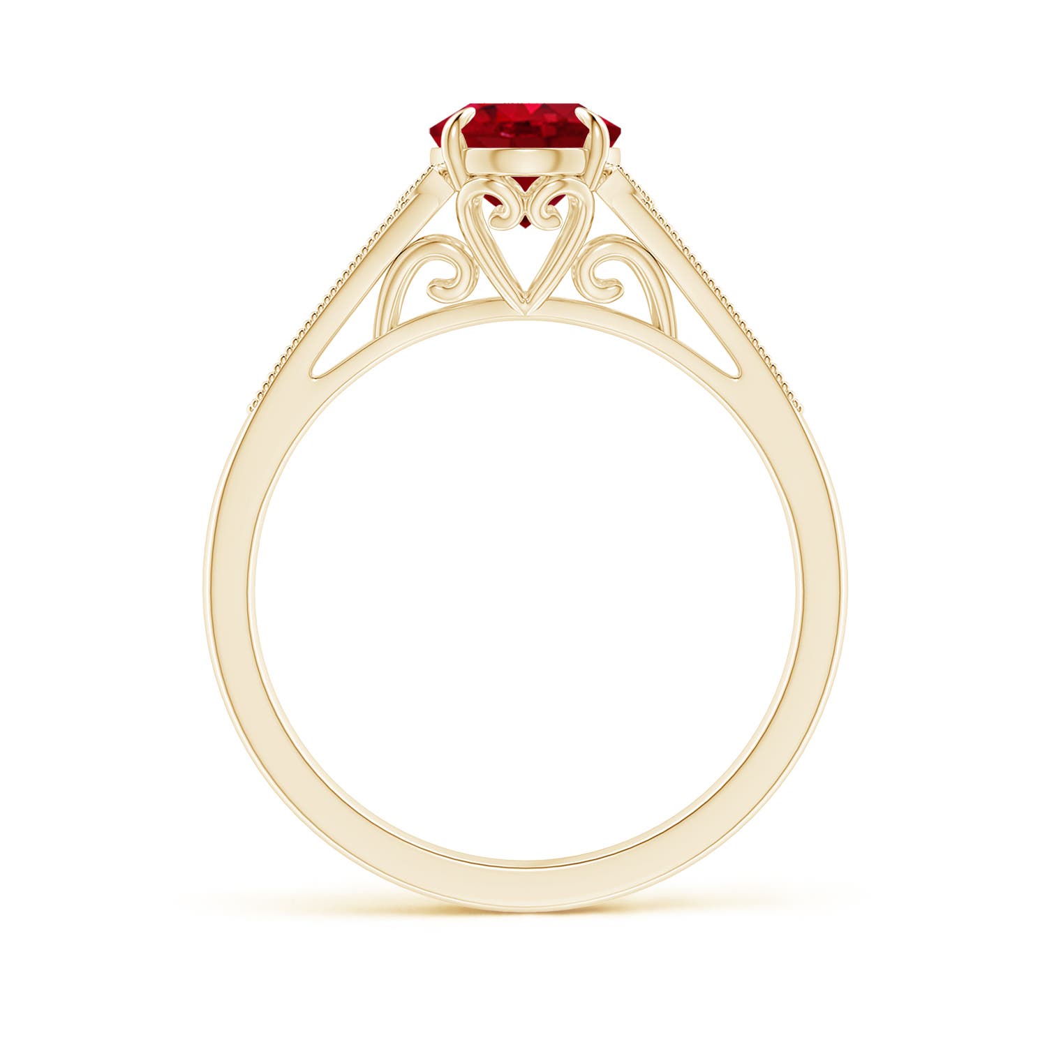 AAA - Ruby / 1.39 CT / 14 KT Yellow Gold