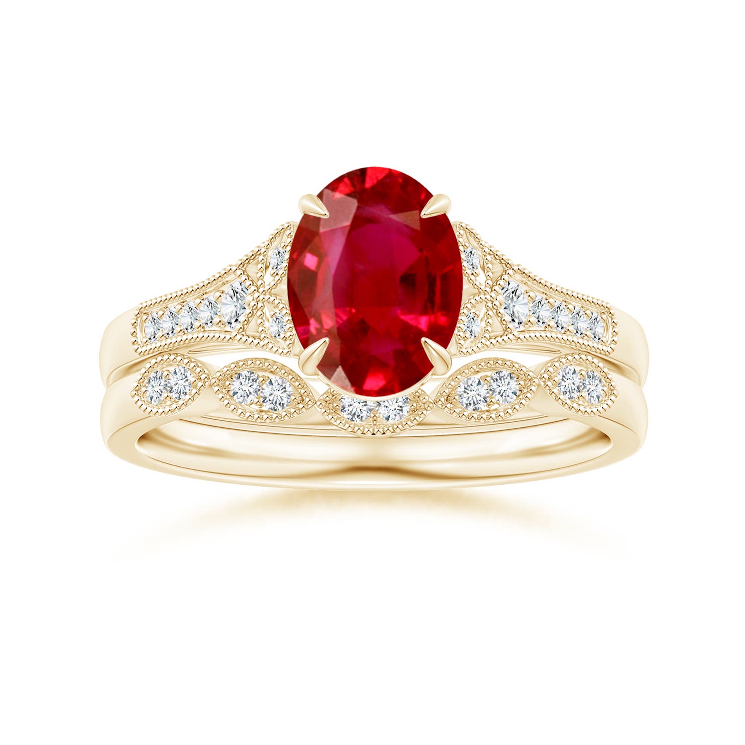 AAA - Ruby / 1.39 CT / 14 KT Yellow Gold