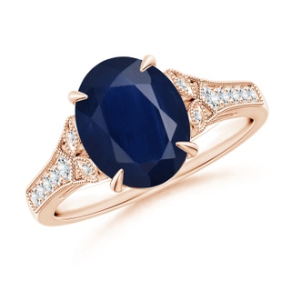 Oval A Blue Sapphire