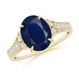 Oval A Blue Sapphire