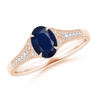 Oval A Blue Sapphire
