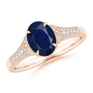 Oval A Blue Sapphire