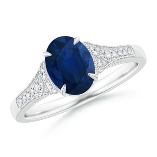 Oval AA Blue Sapphire
