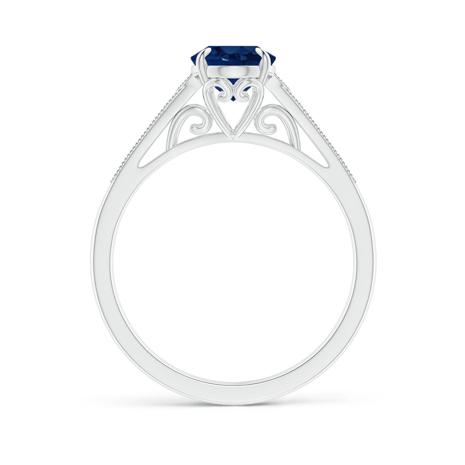 AA - Blue Sapphire / 1.69 CT / 14 KT White Gold