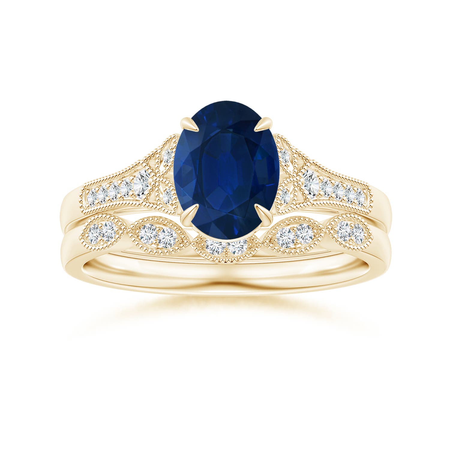 AA - Blue Sapphire / 1.69 CT / 14 KT Yellow Gold