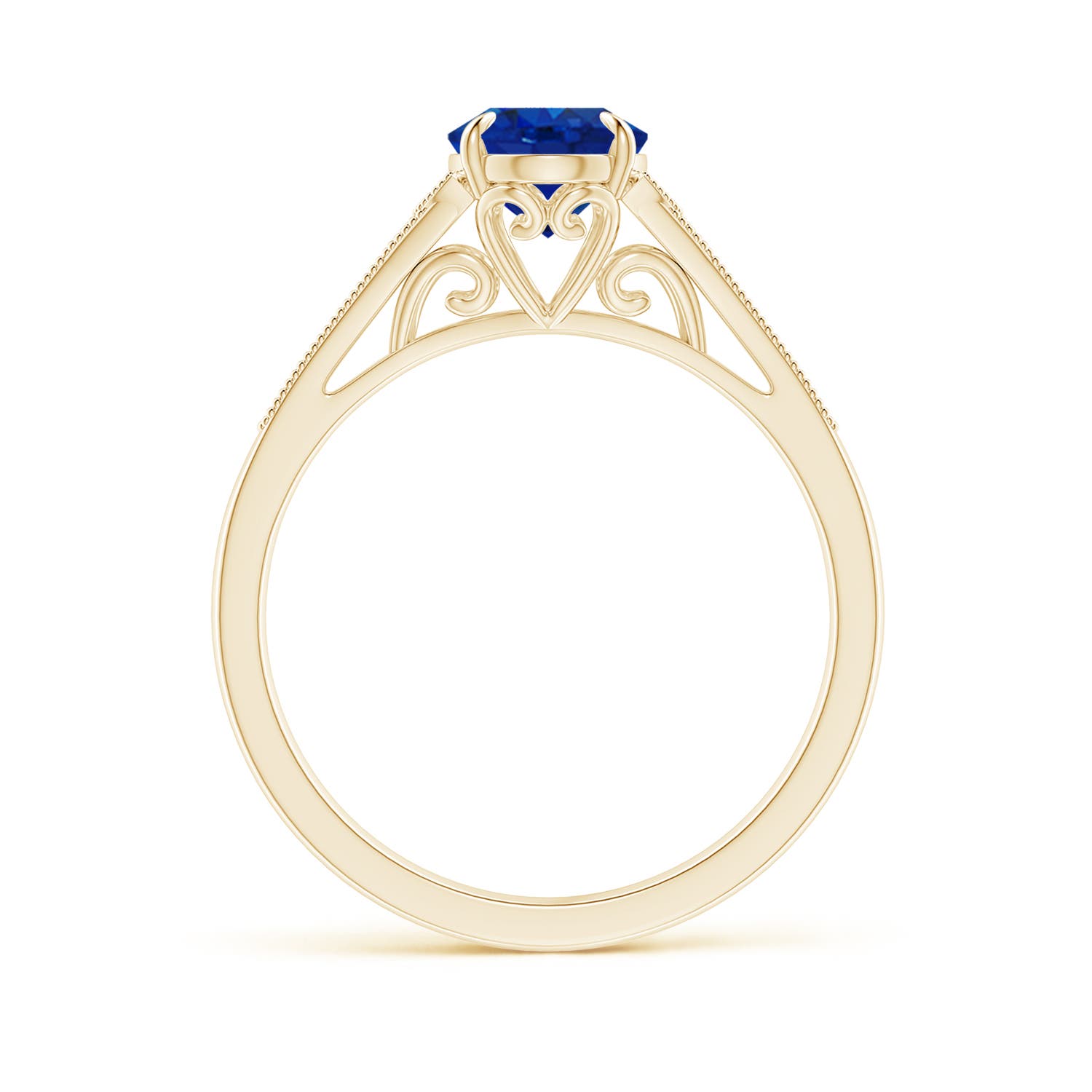 AAA - Blue Sapphire / 1.69 CT / 14 KT Yellow Gold