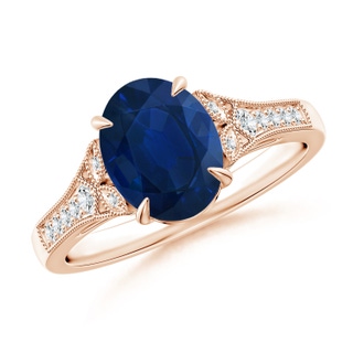 Oval AA Blue Sapphire