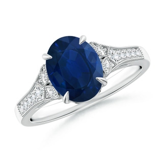Oval AA Blue Sapphire