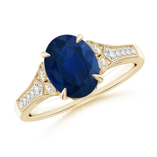 Oval AA Blue Sapphire