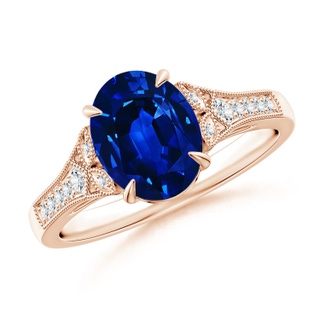 Oval AAAA Blue Sapphire