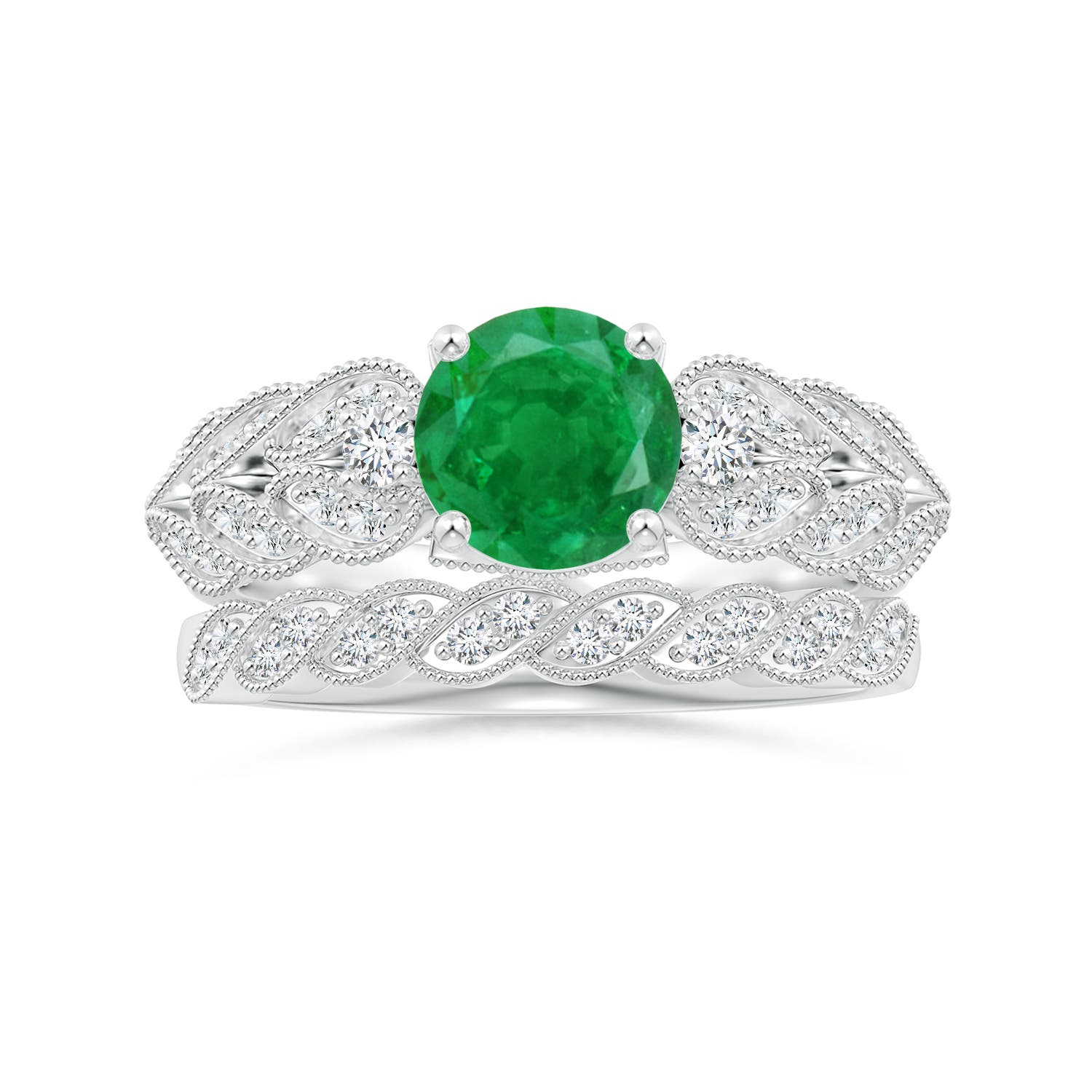 AA - Emerald / 1.47 CT / 14 KT White Gold