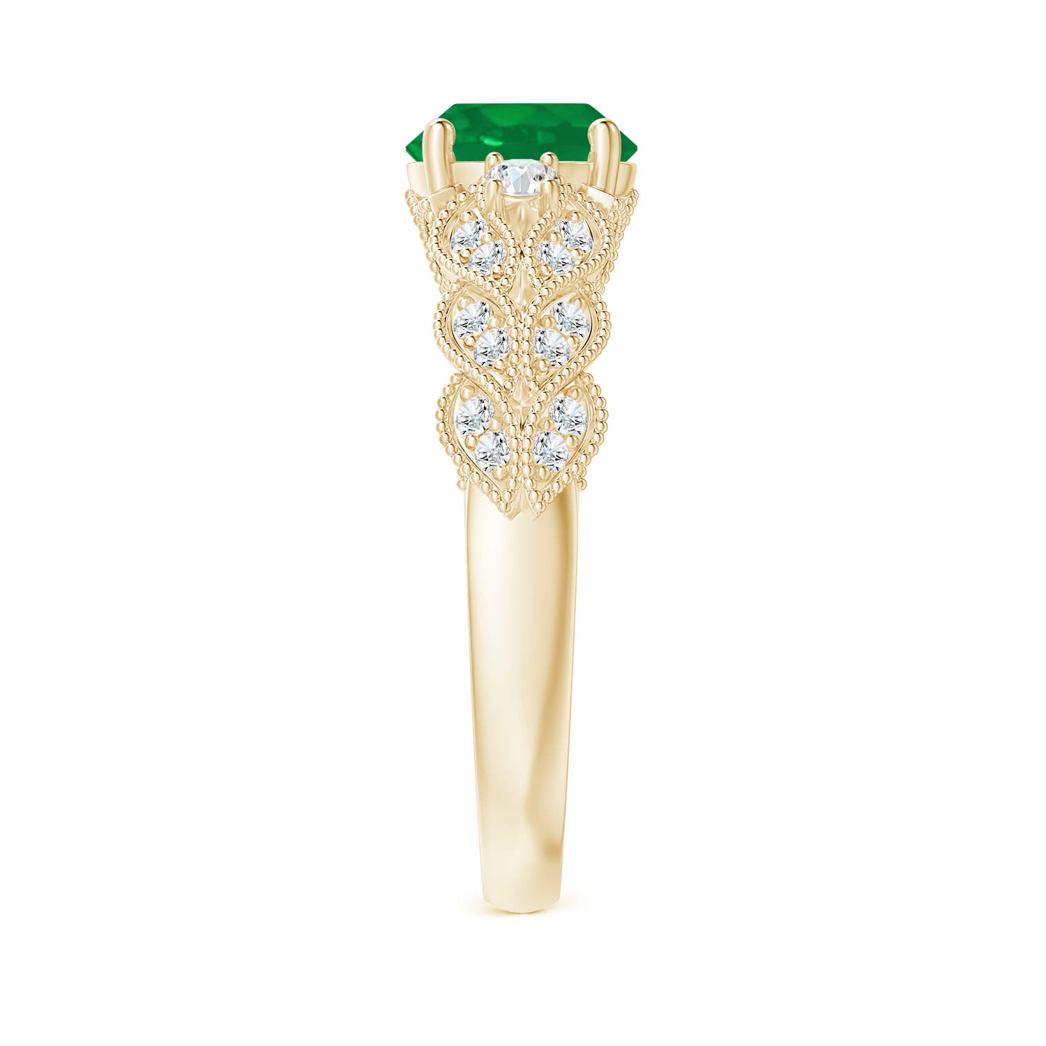 AA - Emerald / 1.47 CT / 14 KT Yellow Gold