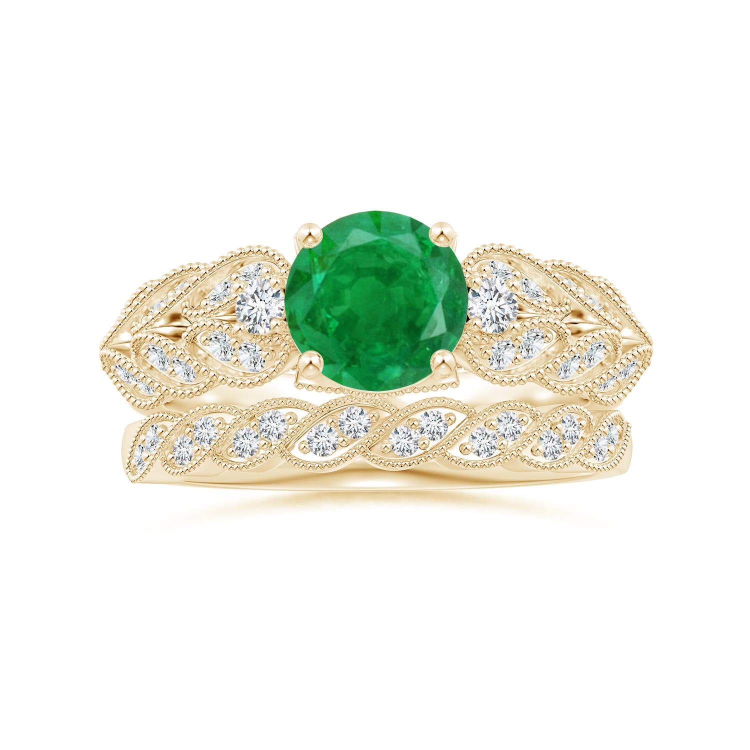 AA - Emerald / 1.47 CT / 14 KT Yellow Gold